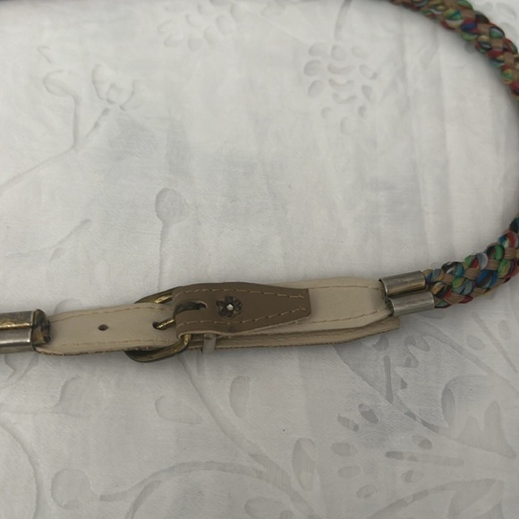 Vintage belt multicolor braided - Picture 5 of 6
